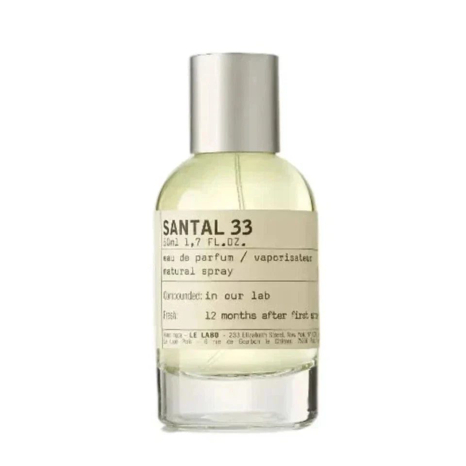 Le Labo Santal 33 3.4 Oz / 100 ML Unisex Eau de Parfum spray New In Box Fit And Glow