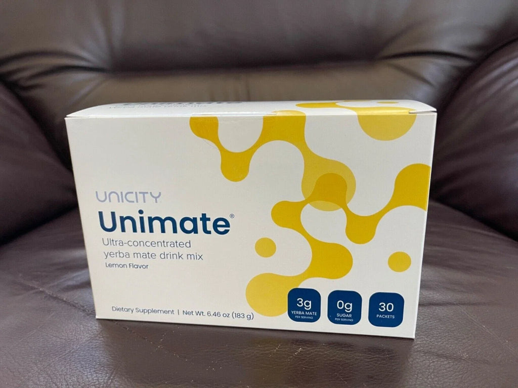 Unicity Unimate Dietary Supplement LEMOn 30 Pack - Exp2027