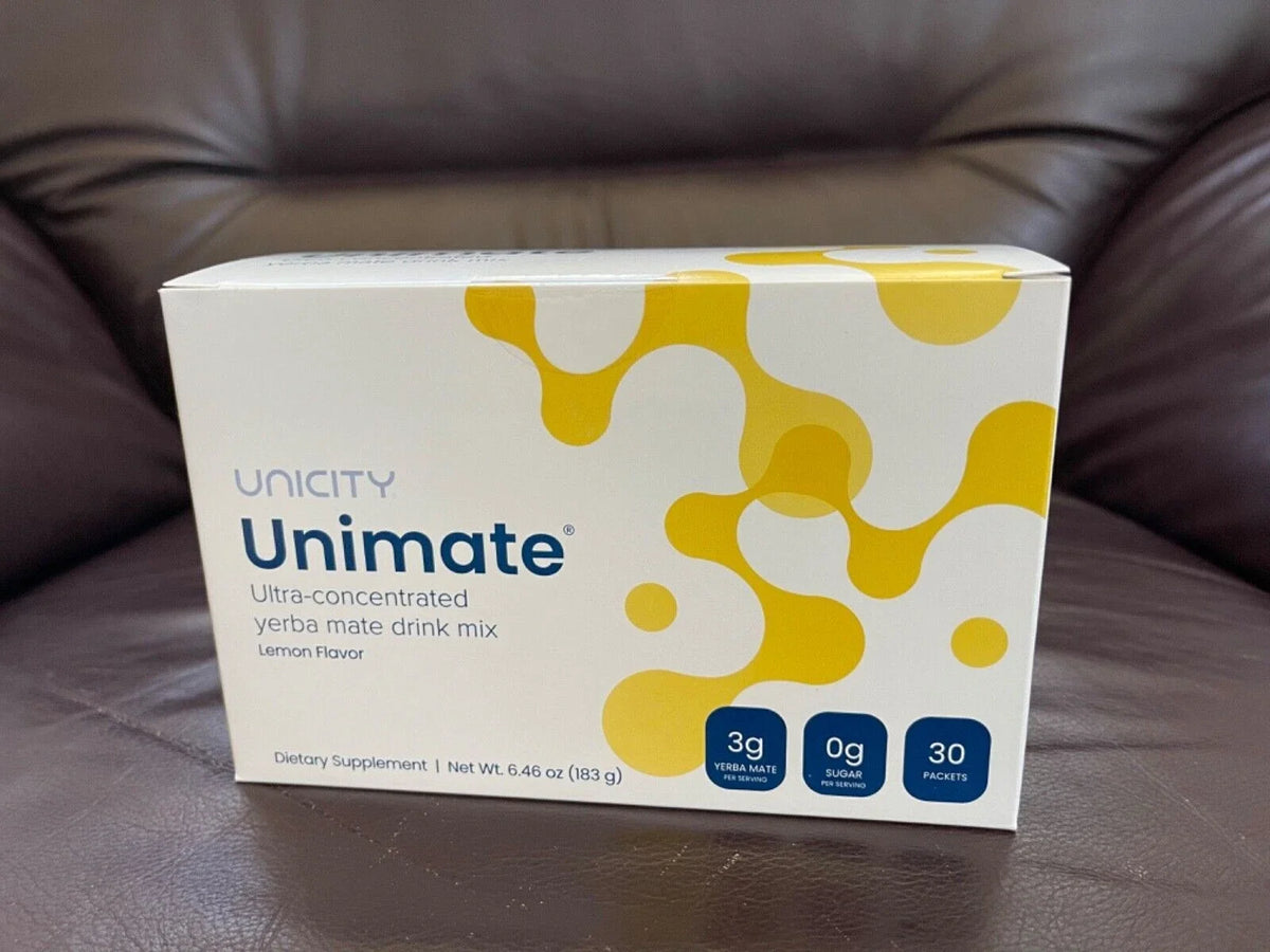 Unicity Unimate Dietary Supplement LEMOn 30 Pack - Exp2027