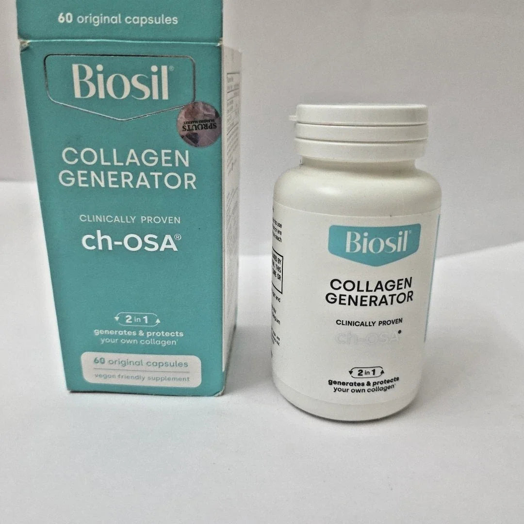 Biosil Collagen Generator ch-OSA 60 Capsules Sealed New Expires 12/27 Fit And Glow