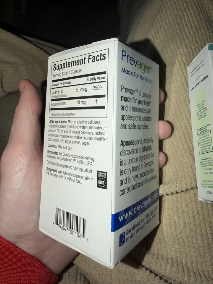 Prevagen Regular Strength 10mg 60 Capsules Brain Health Supplement NEW SEALED Fit And Glow